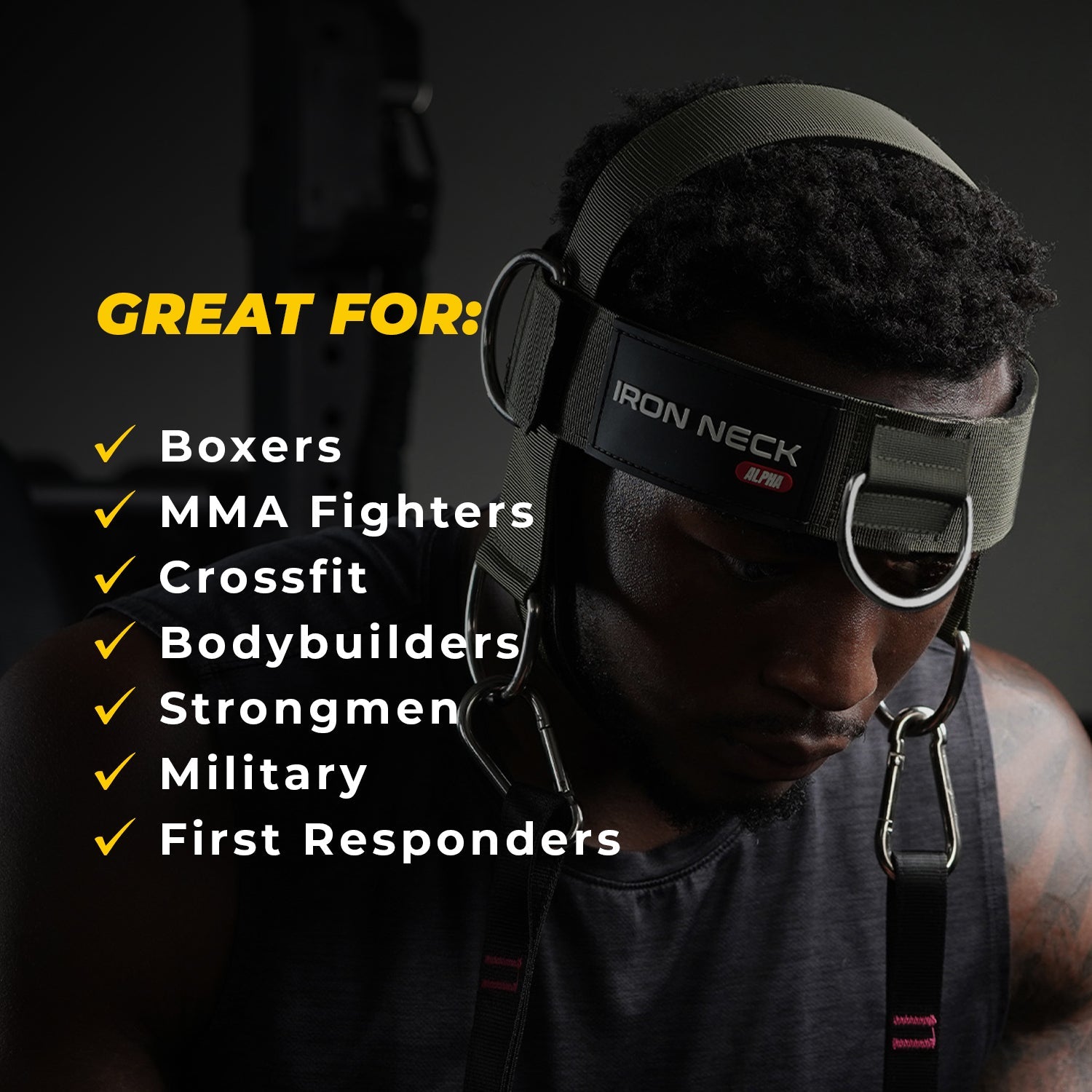 Alpha Harness Neck Training Iron Neck
