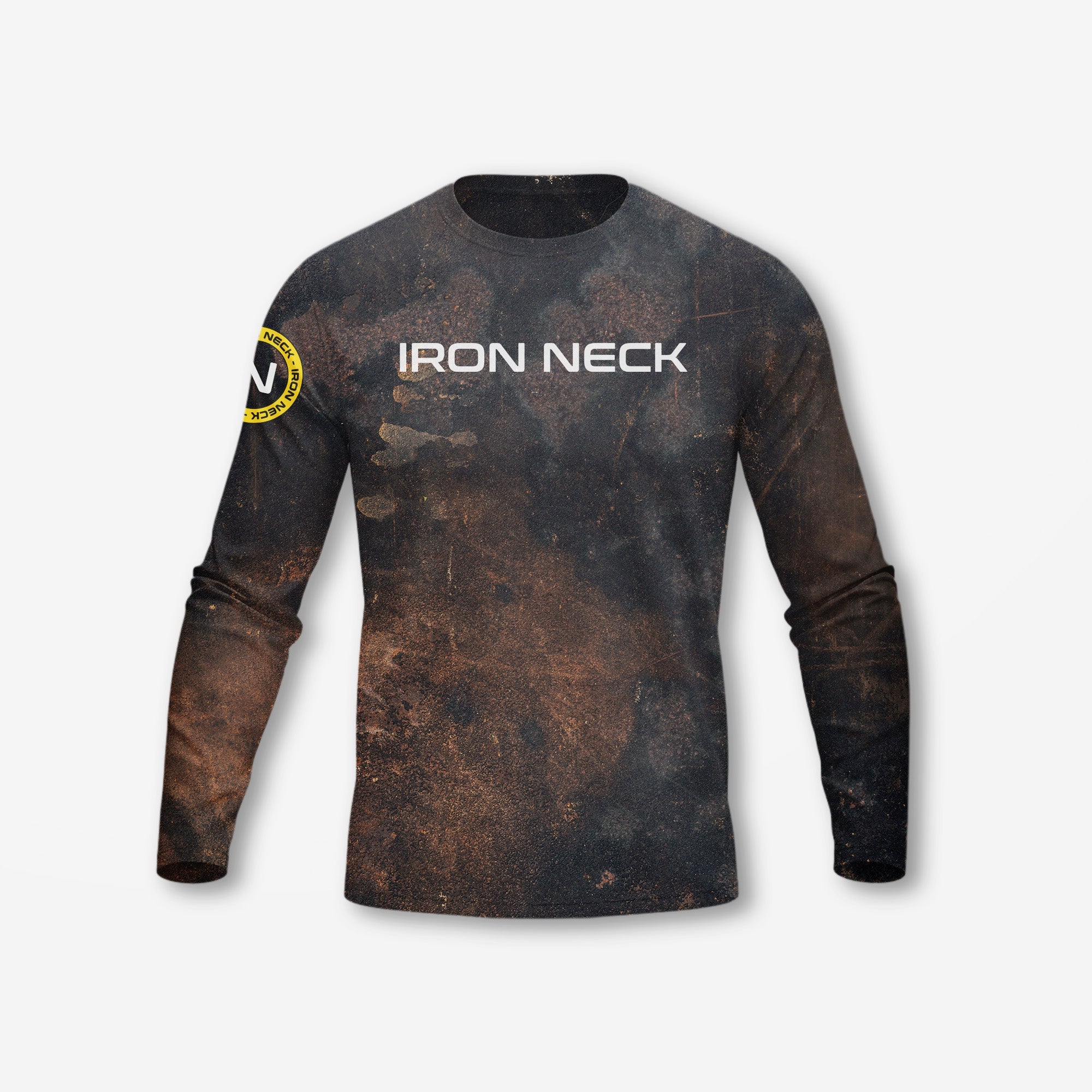Built Not Born LS BJJ Rash Guard - Grunge Apparel Iron Neck