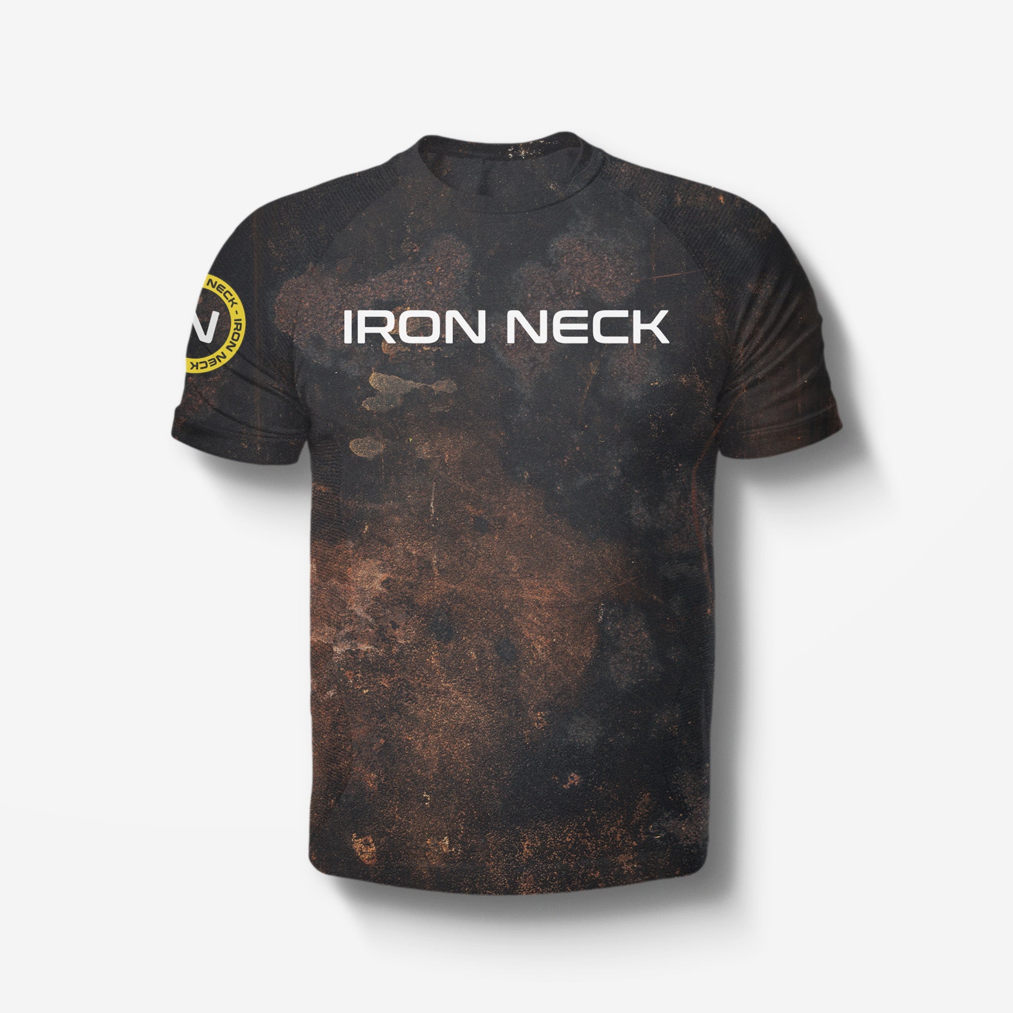 Built Not Born SS BJJ Rash Guard - Grunge Apparel Iron Neck