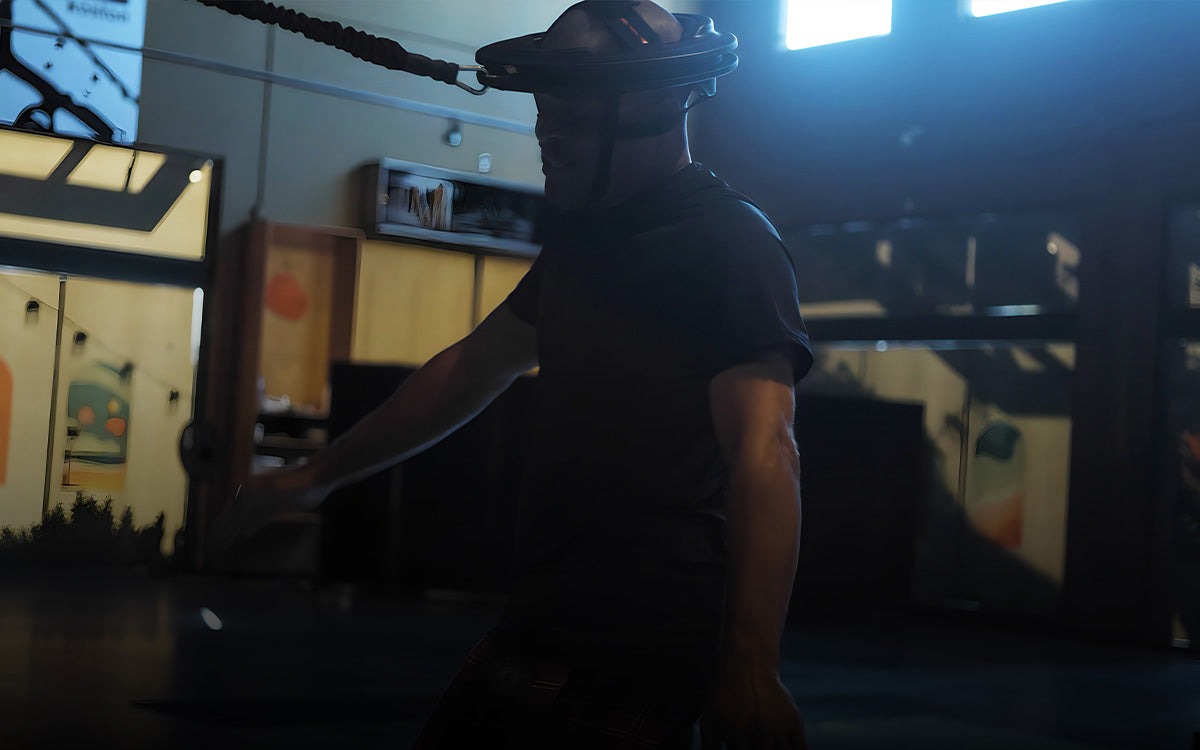 flo master and professional dance instructor using iron neck