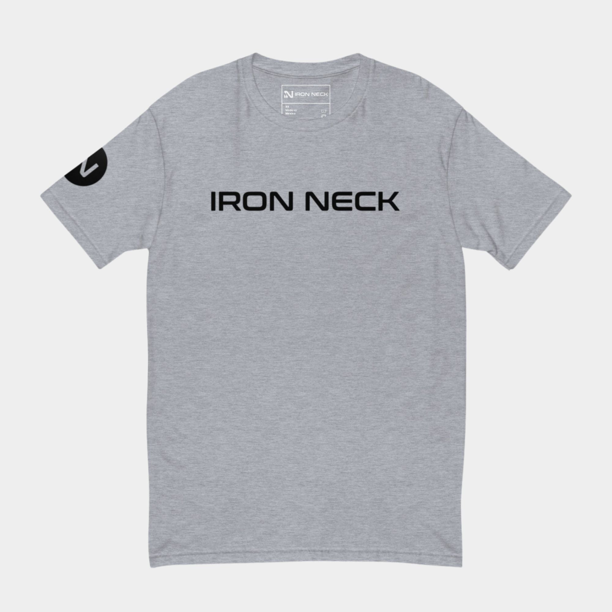 IN Core Fitted Tee Shirt - Grey Apparel Iron Neck