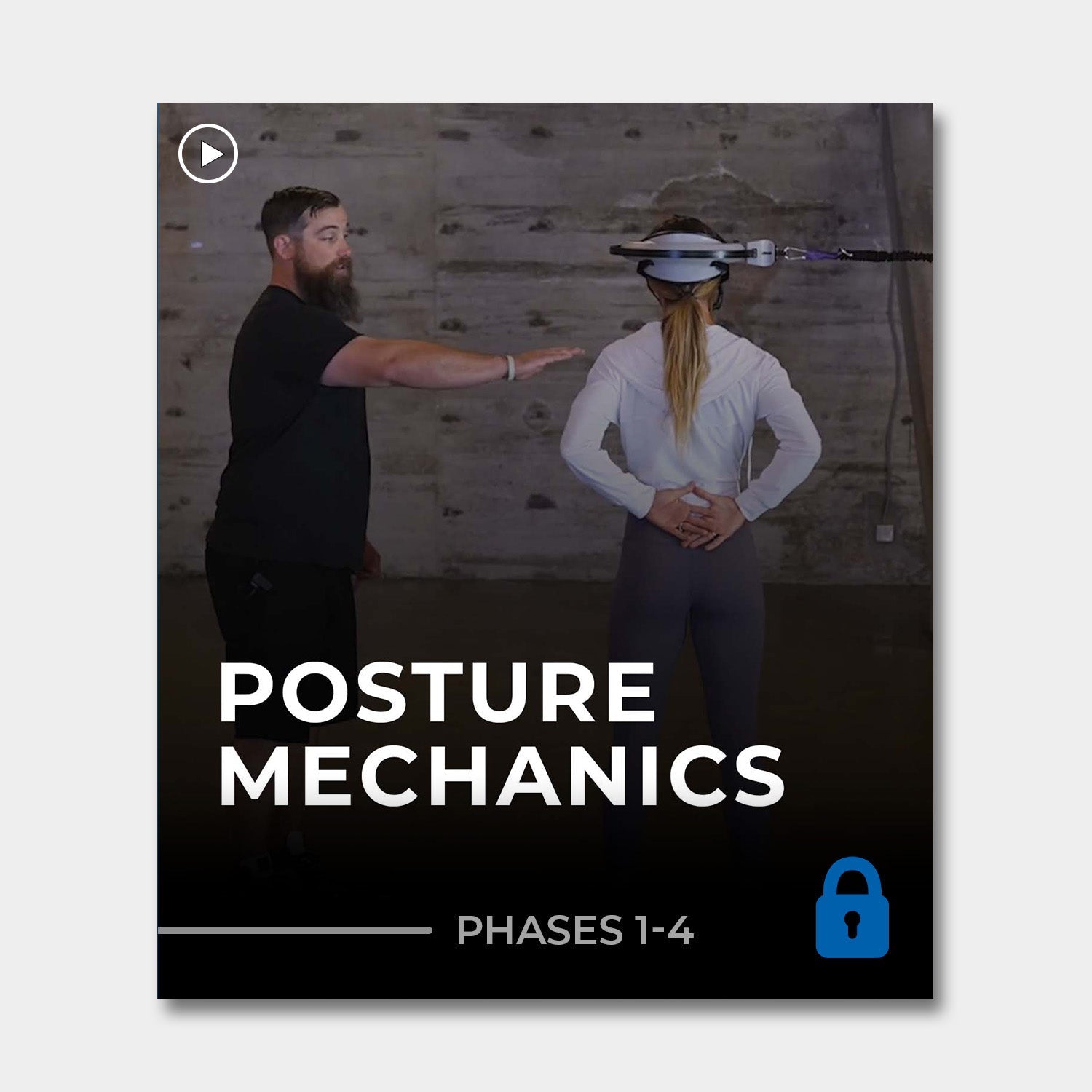 Posture Mechanics Training Program (Phase 1-4) Training Lab™ Iron Neck