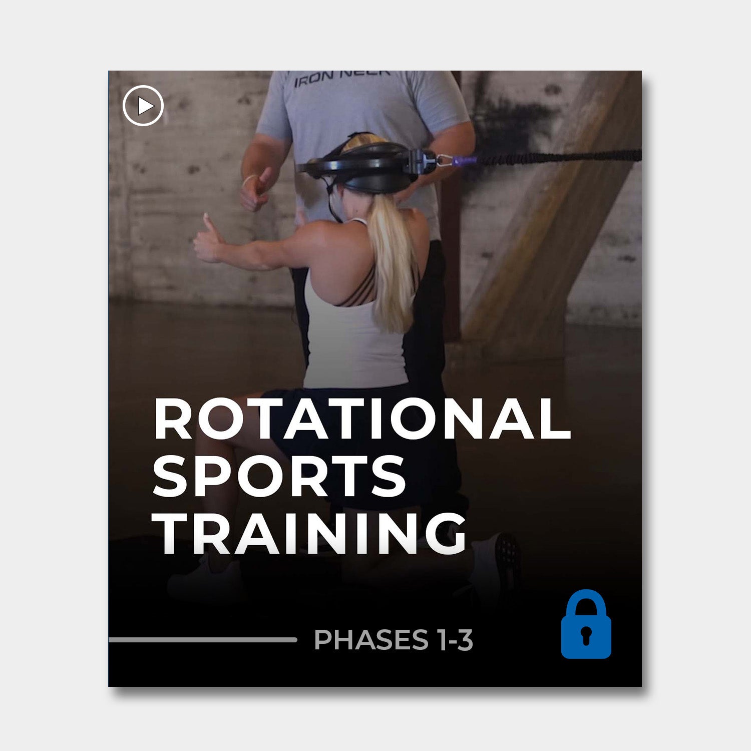 Rotational Sports Training Program (Phase 1-3) Training Lab™ Iron Neck