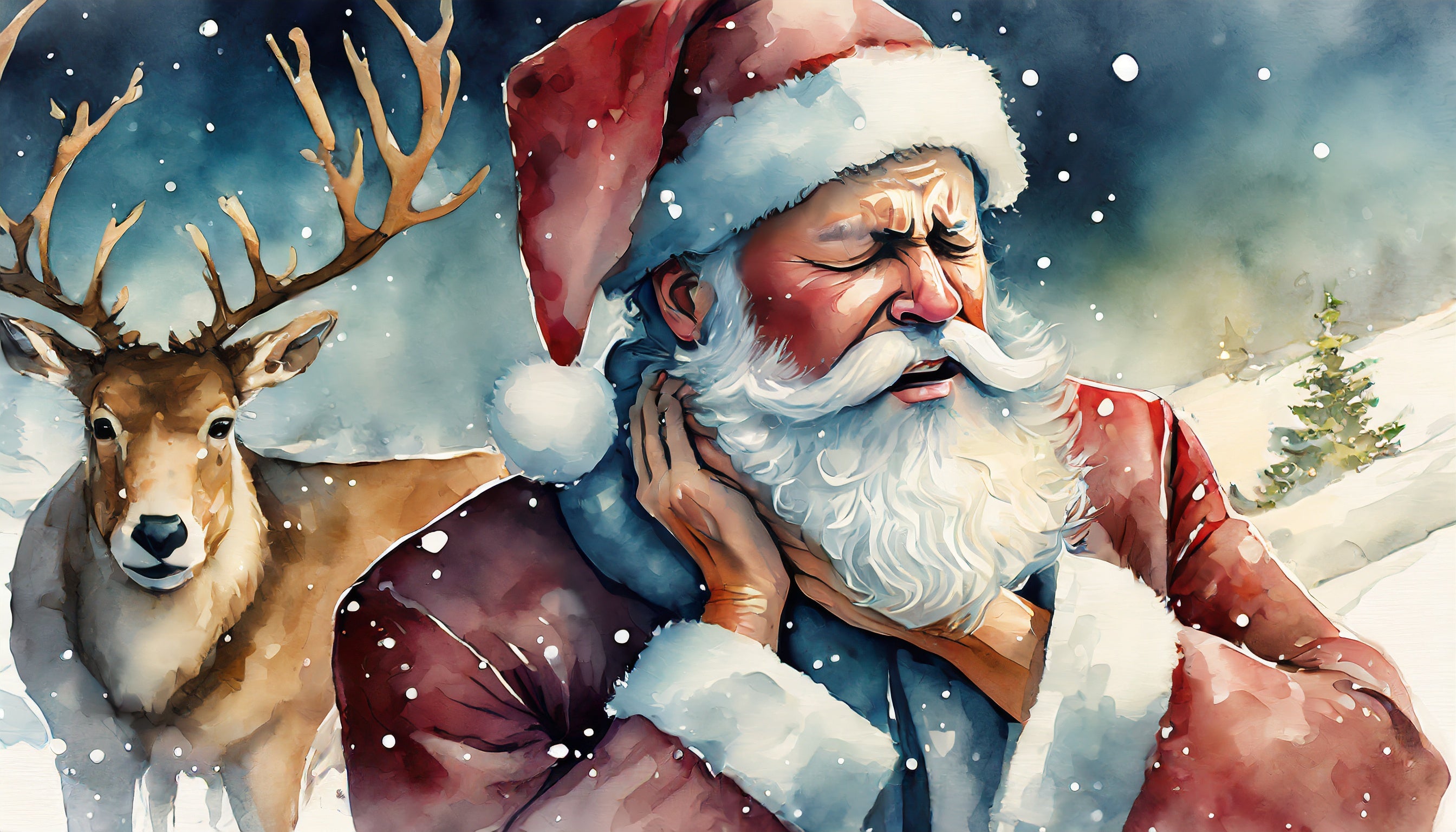 The Ho-Ho-History of Santa Claus's Neck Pain: A Chronological Yuletide Odyssey