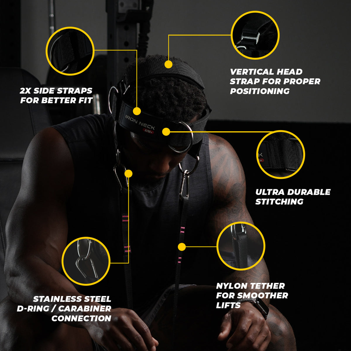 Neck Harness Neck Workout & Training Harness Iron Neck