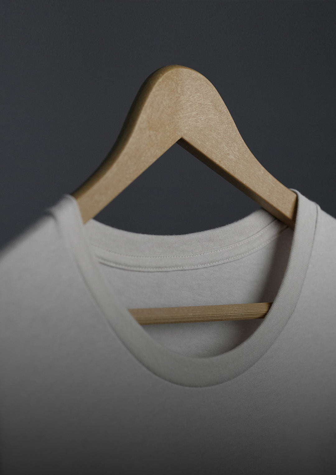 Iron Neck T shirt closeup