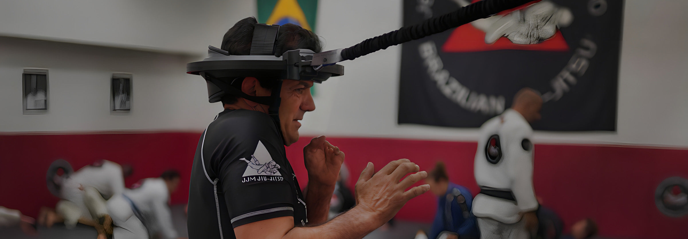 Jean Jaques Machado using Iron Neck