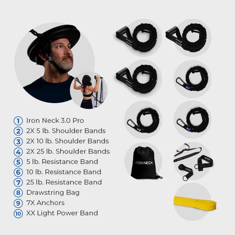 Neck & Shoulder Therapy Pack Neck Training Iron Neck