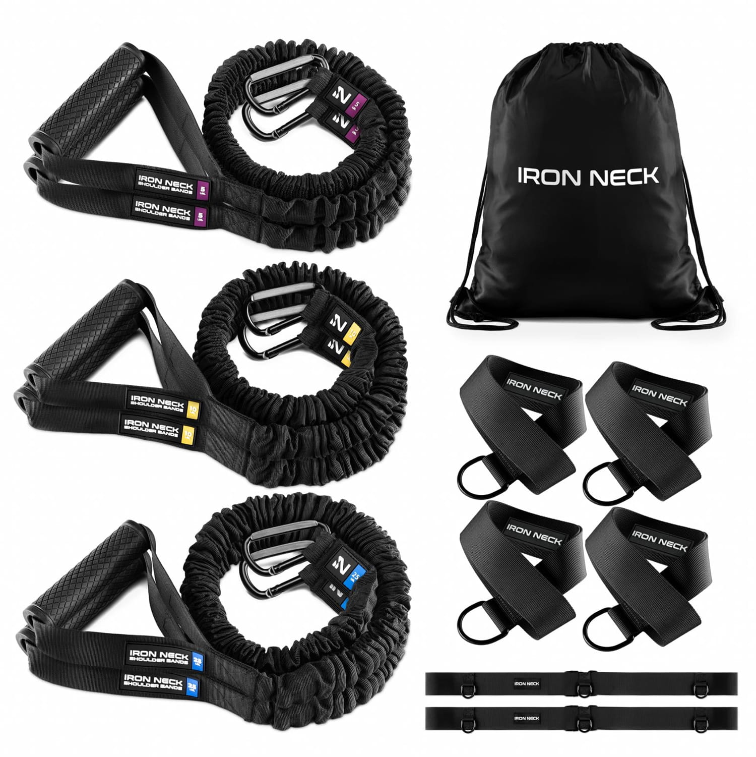 Prehab and Performance Shoulder Bands (Set of 6) Shoulder Bands Iron Neck