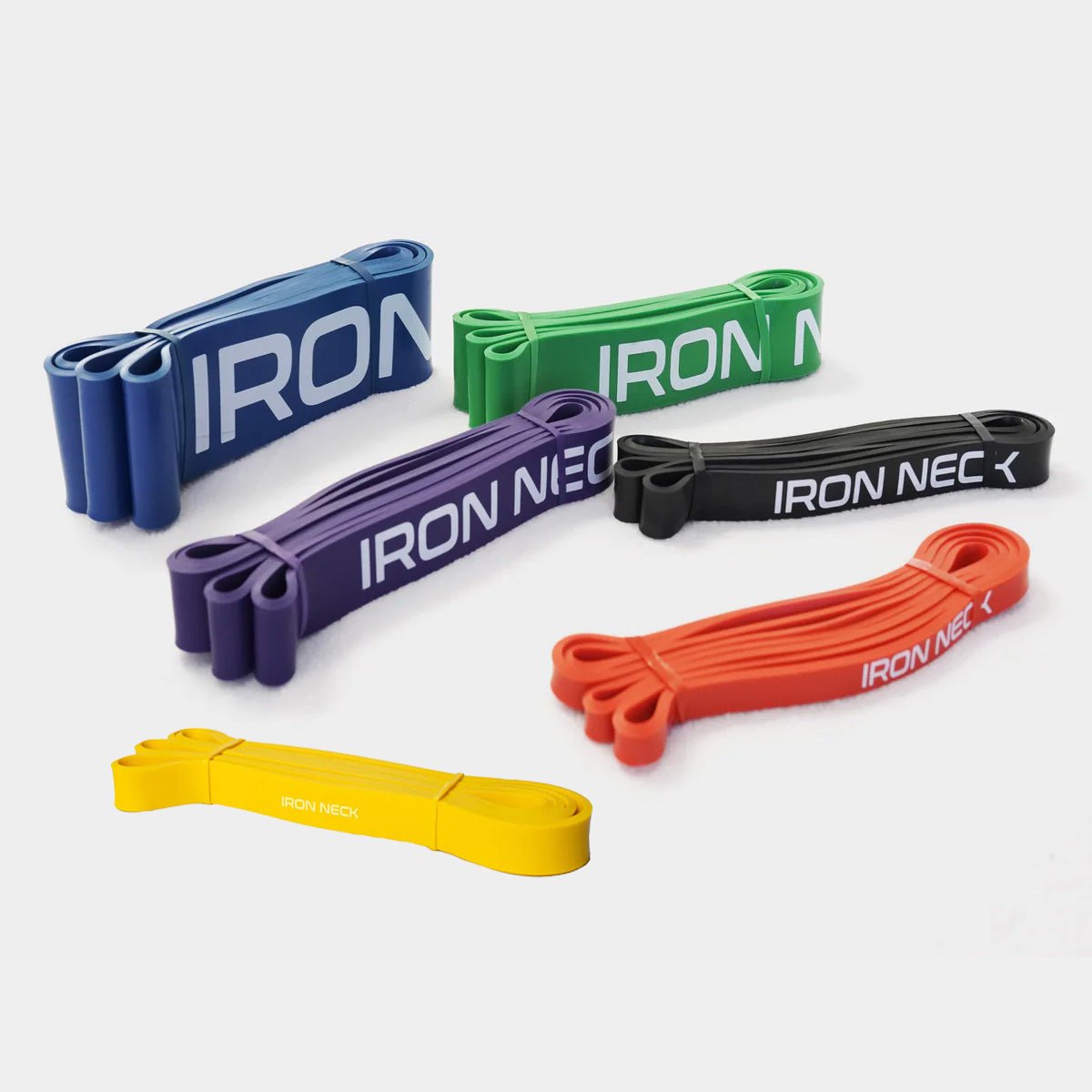 Power Bands Performance Iron Neck Set of 6  