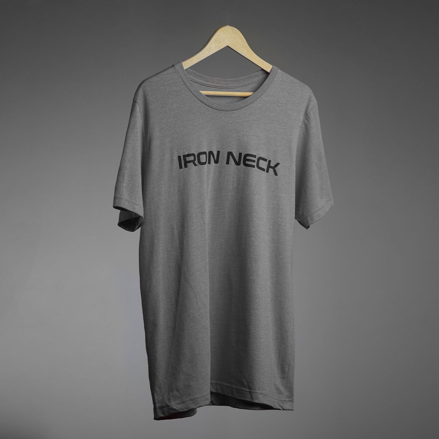 Crew Neck T Shirt with Sleeve Print Apparel Iron Neck   