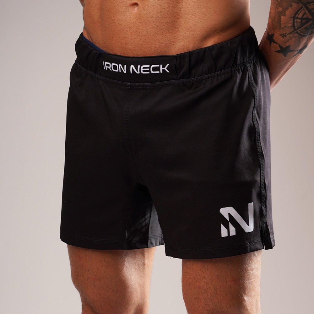 Commando™ 5" Inseam Training Shorts - Black Apparel Iron Neck   