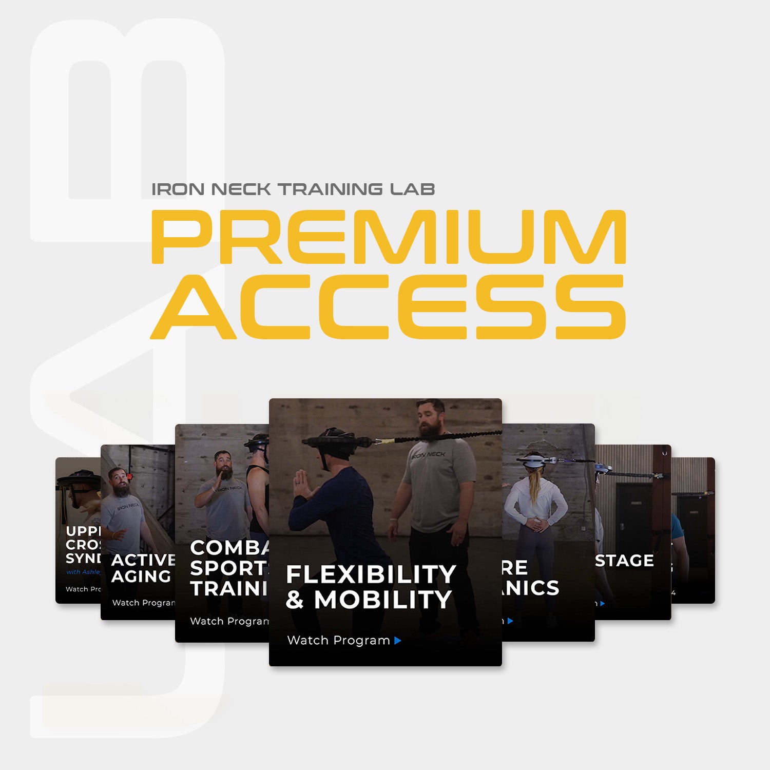 Premium Access (Unlock All Programs)  Iron Neck   